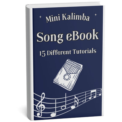 Mini Kalimba Piano 8 Keys + Free Music Book